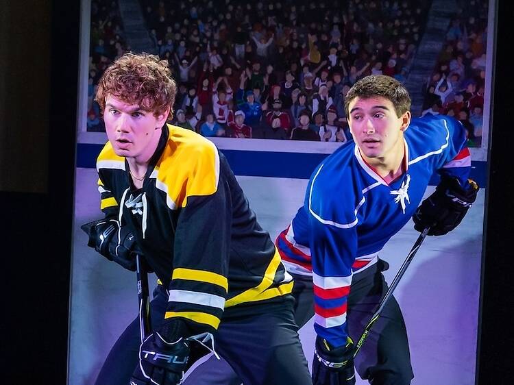 Theater review: The Heated Rivalry musical shoots and scores (★★★★)