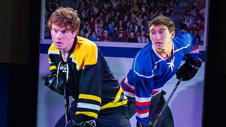 Theater review: The Heated Rivalry musical shoots and scores (★★★★)