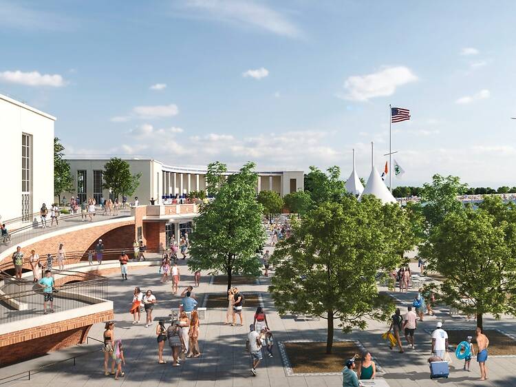 The beautiful Orchard Beach pavilion is open again after a 17-year closure