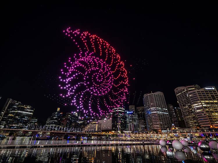 All Vivid Sydney drone shows cancelled after spectacular mid-air failure
